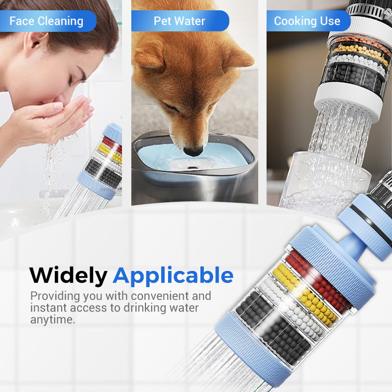 🔥Kjøp to, få en gratis💧Vannkranfilter – forbedrer kvaliteten på tappevannet