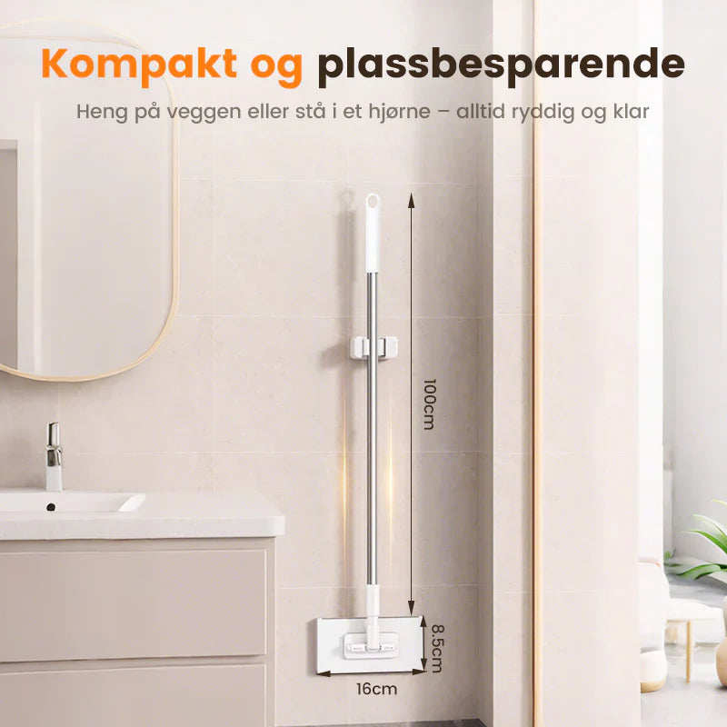 🔥Siste dags salg 50% rabatt🔥Engangsstøvmopp med 4 gjenbrukbare kluter