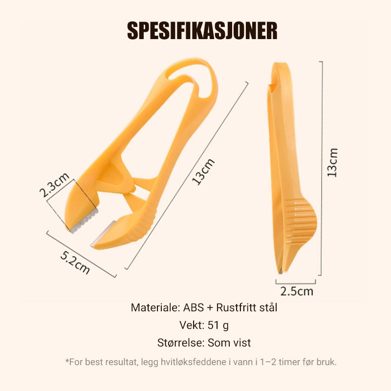 🔥Kjøp én, få én gratis🔥 Rask og bærbar hvitløksskreller