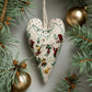 🎅Best Christmas Gift💖DIY Heart Shaped Hand Embroidered Christmas Ornament/Ornament Kit