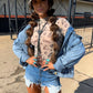 🔥Women's Basic Button Down Denim Jacket