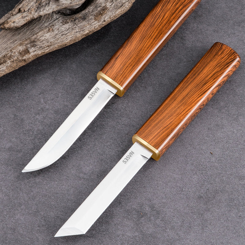 💥HELT SALG💥 2-i-1 dobbelt knivsett med trehåndtak⚔️✨