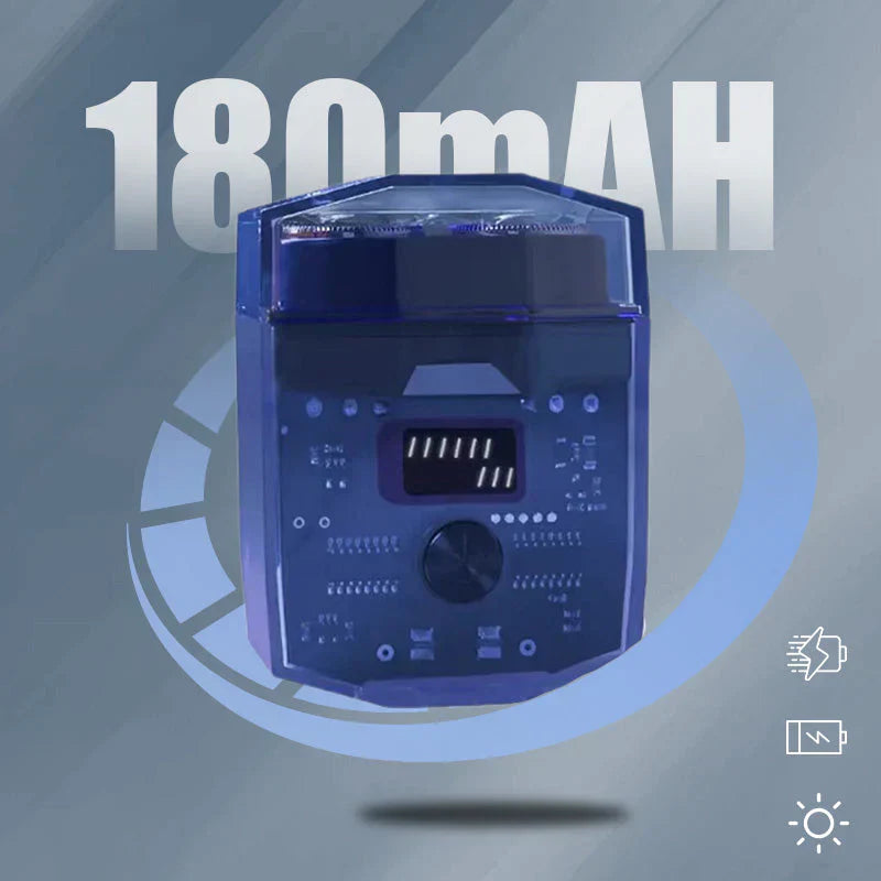 🔥Transparent mini elektrisk barbermaskin med lite støy🔥