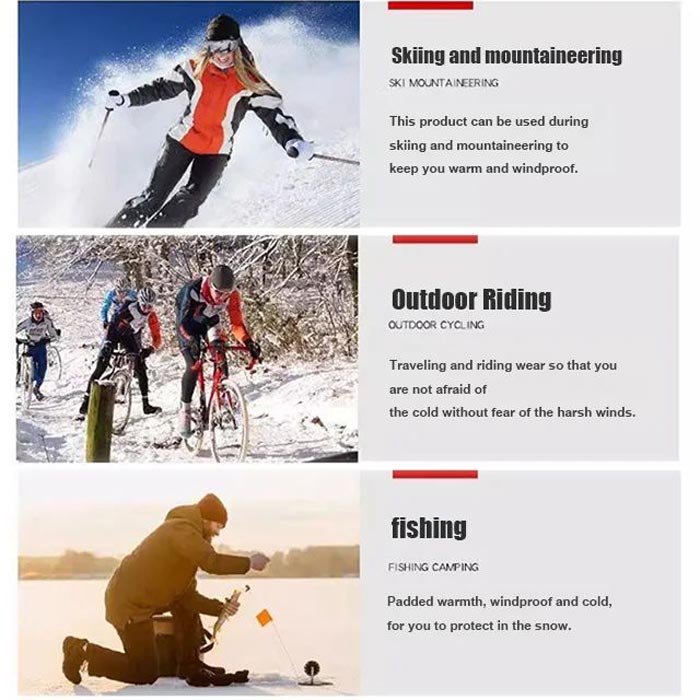 Plysjfôret, tykk termisk lue med ansiktsmaske for menn og kvinner