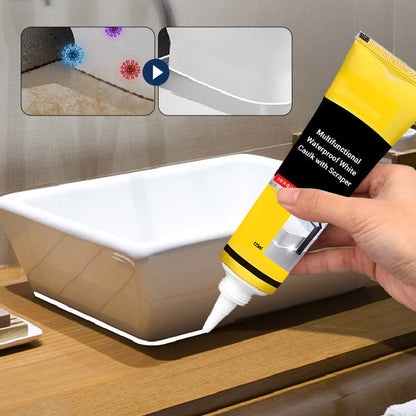 💥Multifunksjonell vanntett hvit fugemasse med skrape