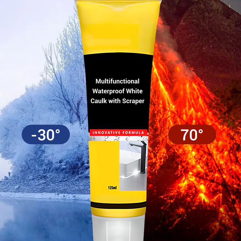 💥Multifunksjonell vanntett hvit fugemasse med skrape