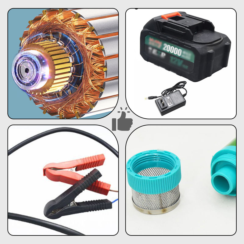 Litiumdrevet elektrisk sugepumpe