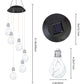 🌠2025 Ny design🌠💡Fargerike LED-solcelledrevne lyspærer vindspill🌈