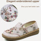 🔥Varmt salg⏳Broderte, flate slip-on-sko for kvinne