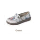 🔥Varmt salg⏳Broderte, flate slip-on-sko for kvinne