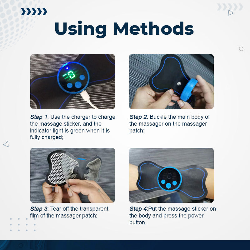 🔥Siste dag tilbud 50%🔥Mini bærbar massasjeapparat