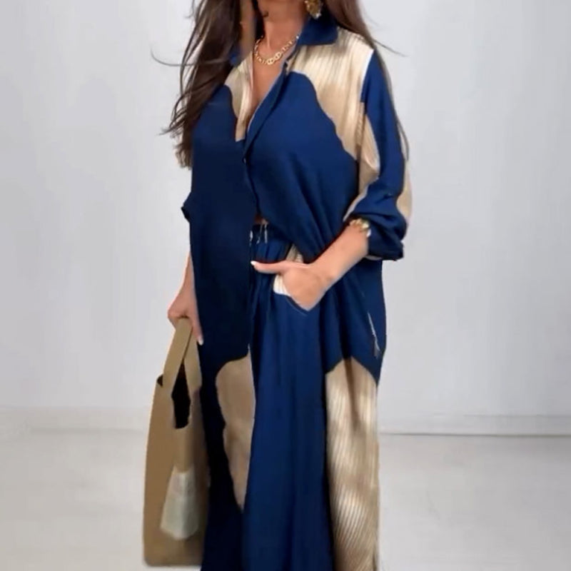 Sett med lang skjorte og bukser med snøring