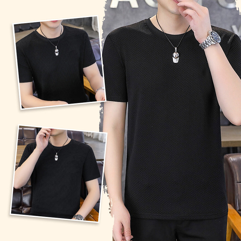 Slim Fit Crew Neck T-skjorte for menn