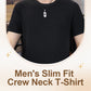 Slim Fit Crew Neck T-skjorte for menn