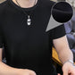 Slim Fit Crew Neck T-skjorte for menn