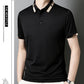 Kortermet Stretch Ice Silk T-skjorte med oppbrett for me