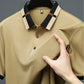 Kortermet Stretch Ice Silk T-skjorte med oppbrett for me