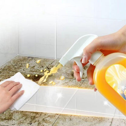 Multifunksjonell rengjøringsspray med naturlig appelsinoljeekstrakt