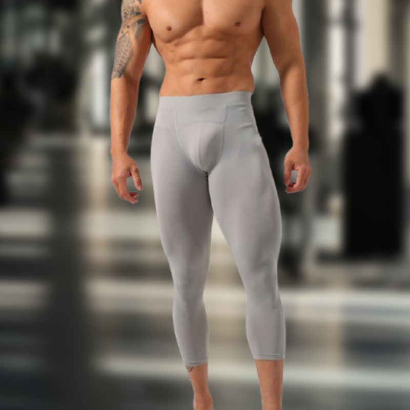 💪Lette, elastiske kompresjonstrøyer for menn Pants🏃‍