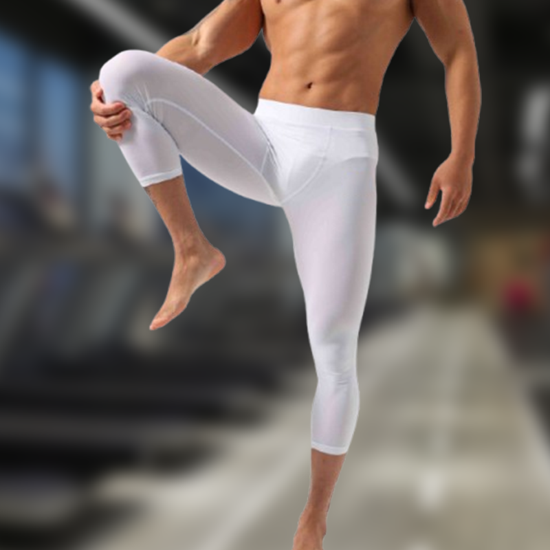 💪Lette, elastiske kompresjonstrøyer for menn Pants🏃‍