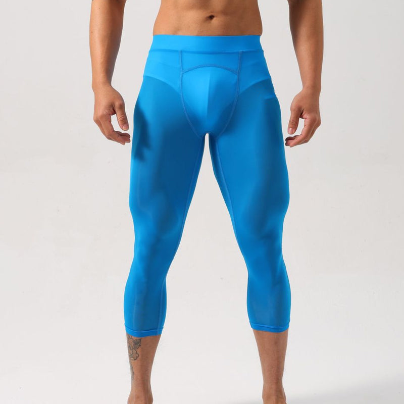 💪Lette, elastiske kompresjonstrøyer for menn Pants🏃‍