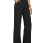 💖Siste dags salg 50% avslag 💷Kvinners høytaljede stretch casual yogabukser med vide ben