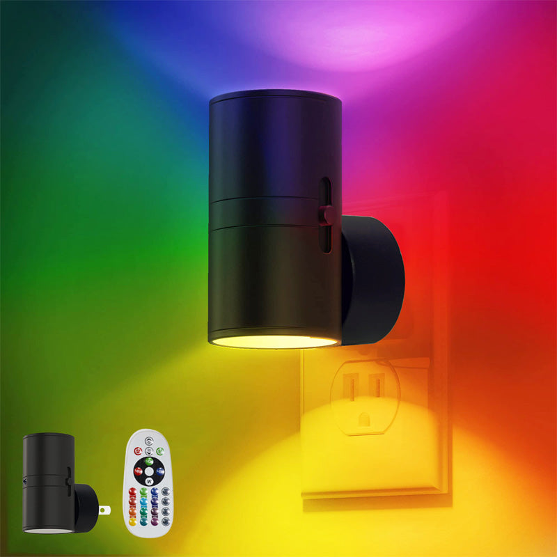 ✨2025 VARM SALG✨RGB fargeendrende LED-plug-in nattlys