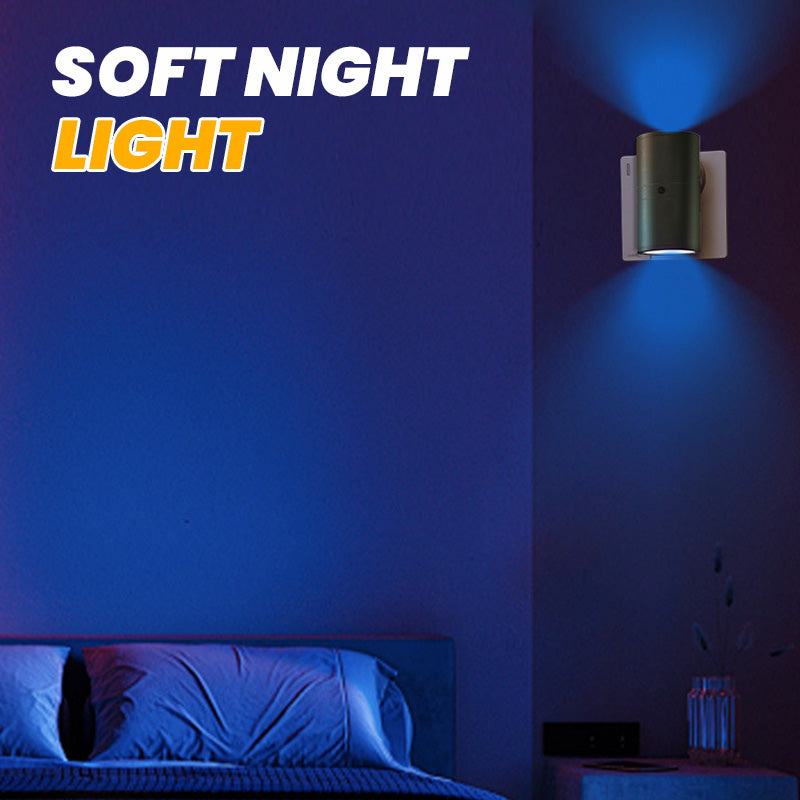 ✨2025 VARM SALG✨RGB fargeendrende LED-plug-in nattlys