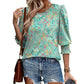 🌞HOT SUMMER SALE 50% OFF -Dameskjorte med mansjett og syvkvart ermer, formell og uformell