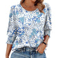 🌞HOT SUMMER SALE 50% OFF -Dameskjorte med mansjett og syvkvart ermer, formell og uformell