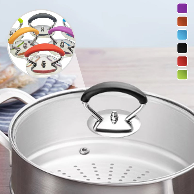 🔥Kjøp 1 få 1 gratis 🔥 Grytelokk i silikon Anti-skolding Erstatningsknott Holdehåndtak