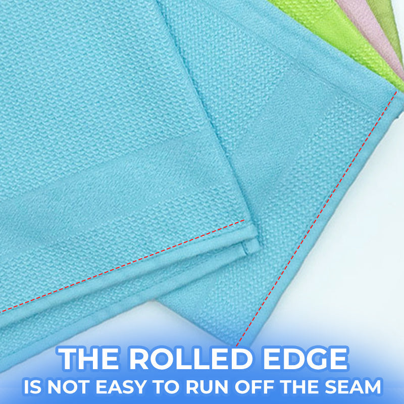 Absorberende, lofri rengjøringsklut for glass