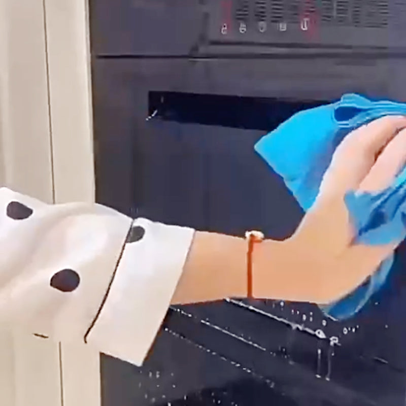 Absorberende, lofri rengjøringsklut for glass