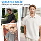 Men's Casual Textured Lapel Short Sleeve
