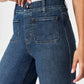👖Jeans med høy midje og vide ben