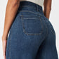 👖Jeans med høy midje og vide ben