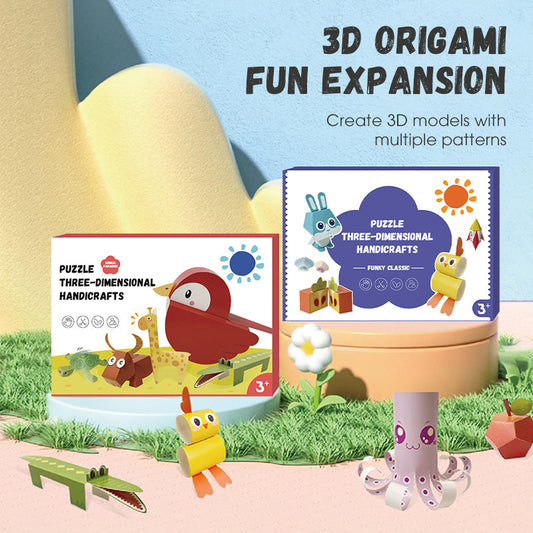 🔥Sommerferie-tilbud: 50 % rabatt🔥3D håndlaget origami-bok