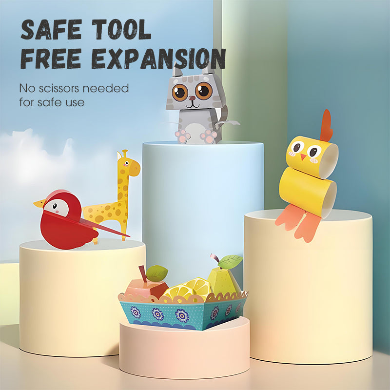 🔥Sommerferie-tilbud: 50 % rabatt🔥3D håndlaget origami-bok