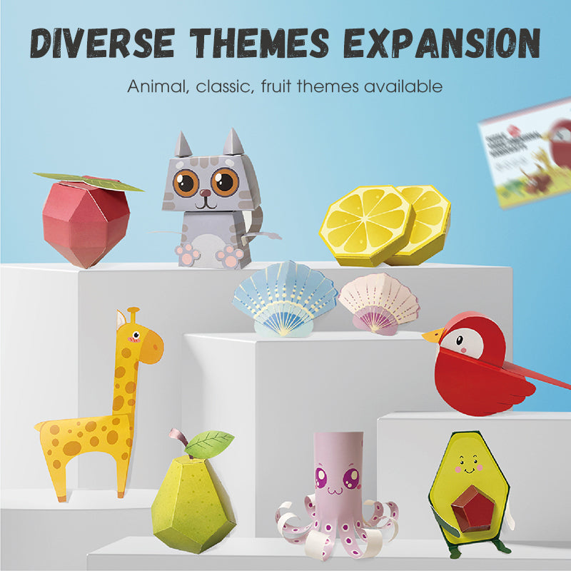 🔥Sommerferie-tilbud: 50 % rabatt🔥3D håndlaget origami-bok