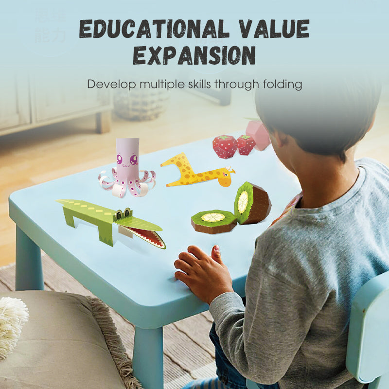 🔥Sommerferie-tilbud: 50 % rabatt🔥3D håndlaget origami-bok