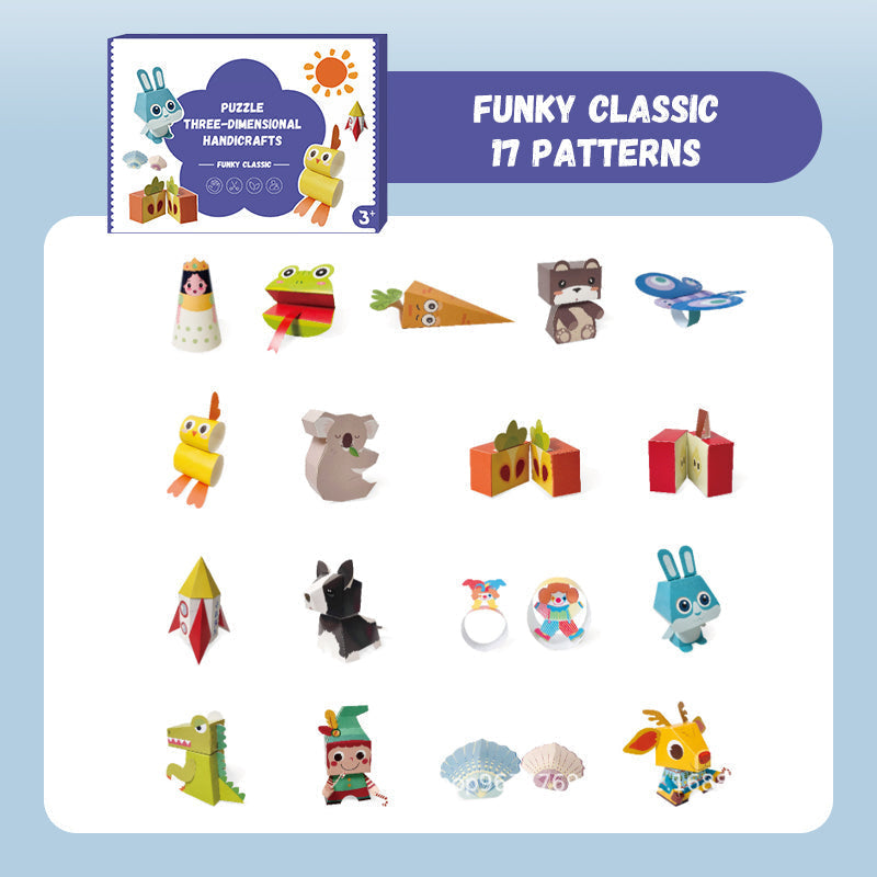 🔥Sommerferie-tilbud: 50 % rabatt🔥3D håndlaget origami-bok