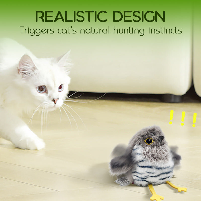 🎁🐱Realistisk interaktivt katteleke i form av en fugl