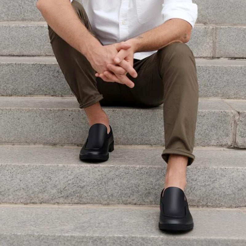 ✨Komfort hele dagen✨ Casual, bred passform, pustende slip-on-loafers for menn