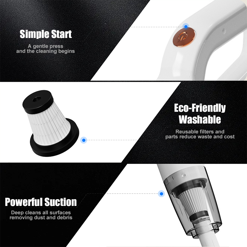 🎅Christmas Special Offer🎁 Powerful cordless 2-in-1 vacuum cleaner