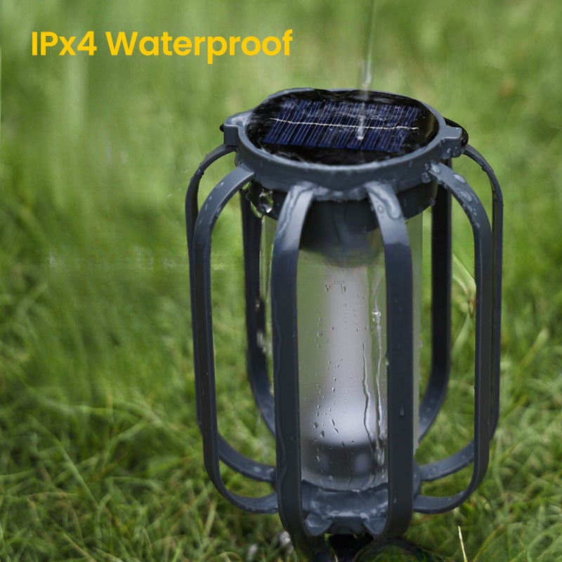 🔥Solar Lantern Outdoor Light med 4 moduser