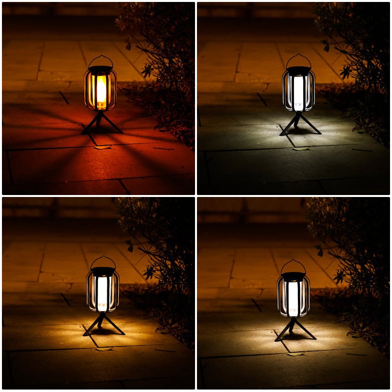 🔥Solar Lantern Outdoor Light med 4 moduser