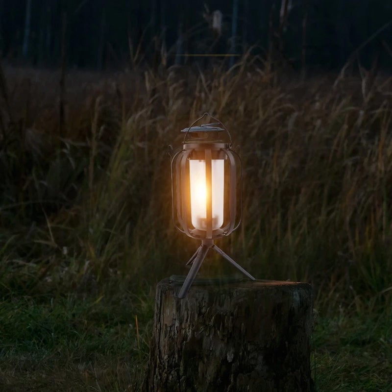 🔥Solar Lantern Outdoor Light med 4 moduser