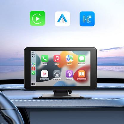2025 Nyeste bærbare CarPlay-skjerm | Bredt kompatibelt underholdningssystem for flere enheter i bilen