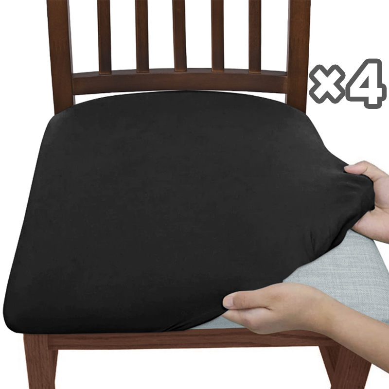 Elastiske vanntette stoltrekk (sett med 4)