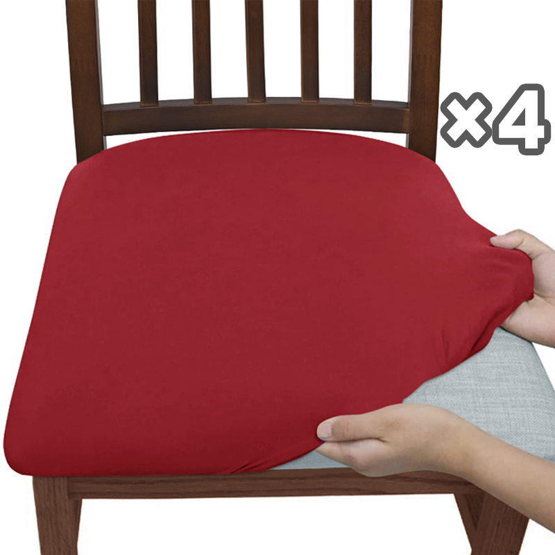 Elastiske vanntette stoltrekk (sett med 4)